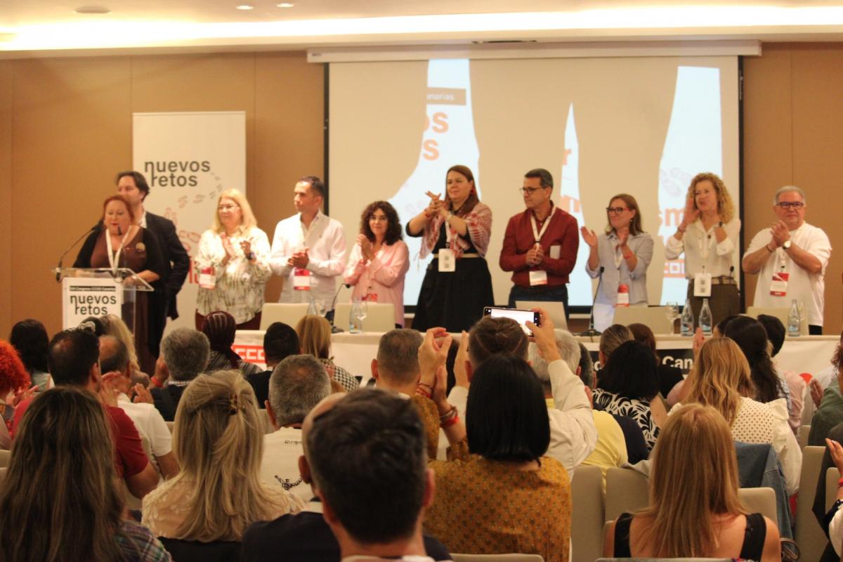 Comision Ejecutiva Electa en el XIII Congreso de CCOO Canarias