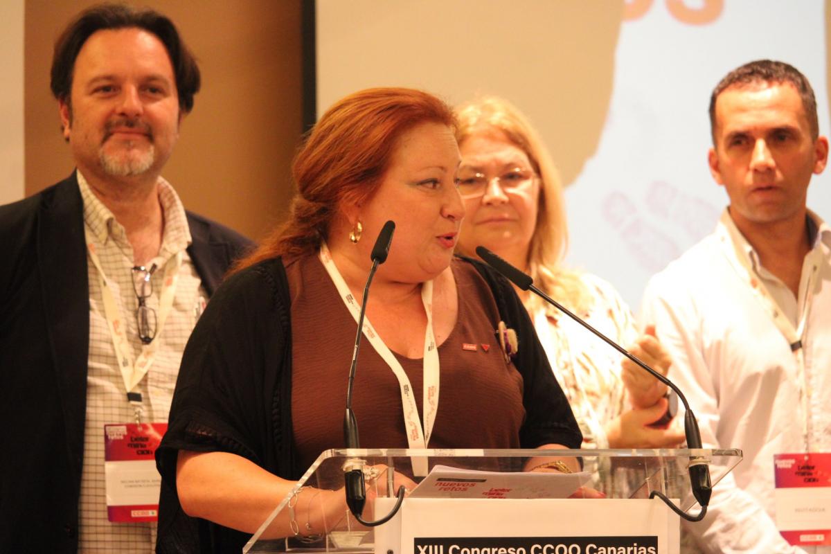 Comision Ejecutiva Electa en el XIII Congreso de CCOO Canarias